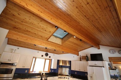 Ceiling in Kitchen with Skylight