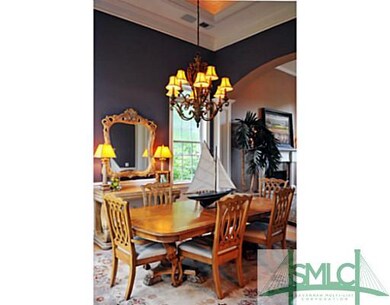 Dining Room. There are high ceilings, a beautiful 