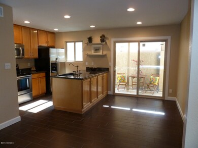 View from Greatroom to Kitchen