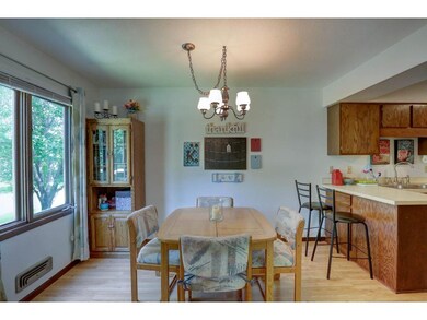 Spacious dining room including breakfast bar.