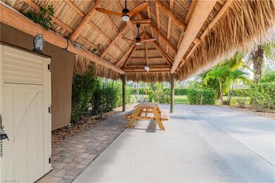 View of patio / terrace with a ceiling fan
