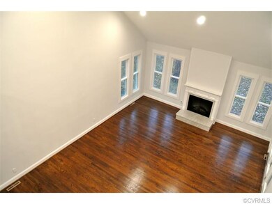 Large vaulted ceiling  great room. Photo taken fro