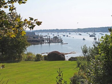 Harbor views from the second floor deck