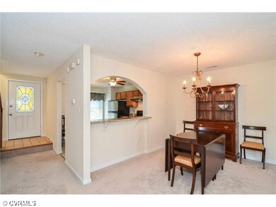 Dining Room - Dining area with bar pass thru to ki