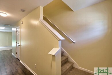 Front entry to beautiful new wood flooring