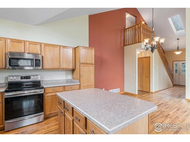 Kitchen with view of front door