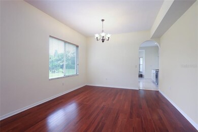 Dining room! Updated paint. NEWER hardwood floorin