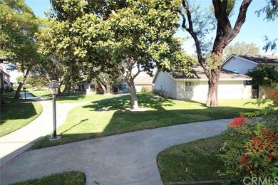 View as you walk out the front patio. Lighted path