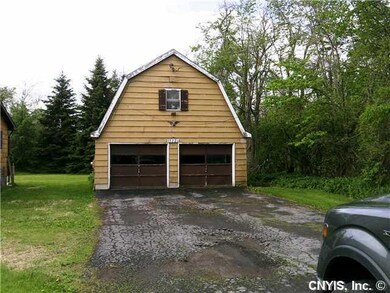 Exterior Front. Two story garage. Plenty of storag