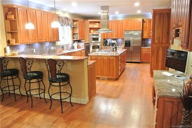 Huge kitchen open to living room