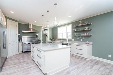 kitchen with elegant quartzite countertops