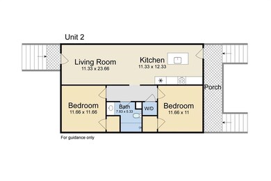 Rear Unit Floorplan