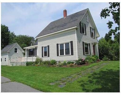 Exterior Front. House with detached...