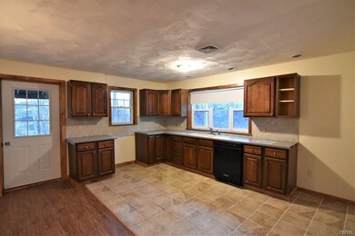 Kitchen:  View from the adjacent dining room.  A k