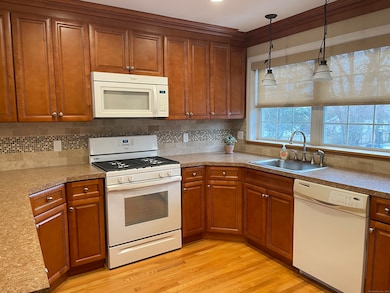 Kitchen with plenty of counters and lots of light!