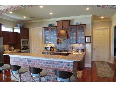 Kitchen. Lovely backsplash and many custom feature