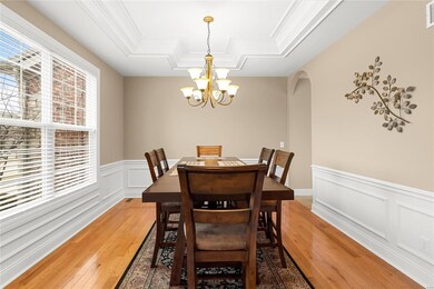 Formal dining, wood floors