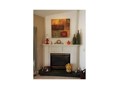 Fireplace.