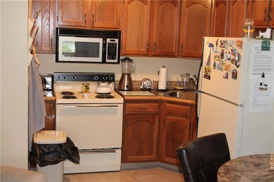 Fully appliance kitchen.