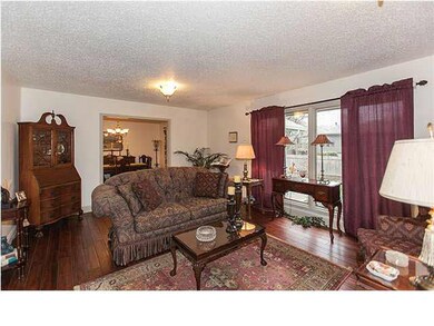 Formal living room with new bamboo wood floors
