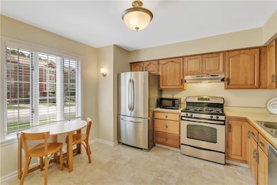 Beautiful kitchen with large picture window!