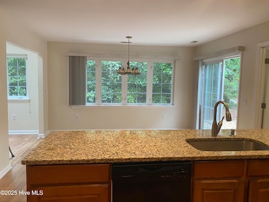 kitchen to dining area
