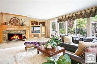 Large, Open Family Room with Custom Built-In Media