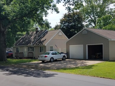Spacious 2 car garage