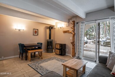 Living and gas stove