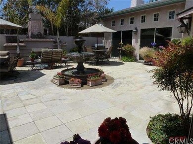 Completely secluded courtyard patio.