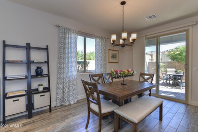 Dining room looking out to patio