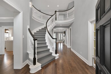 Front Entry showing the winding staircase