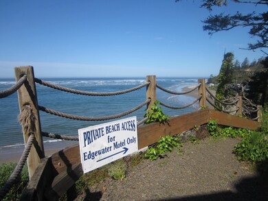 Private trail to beach