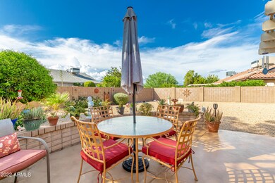 back patio sitting area
