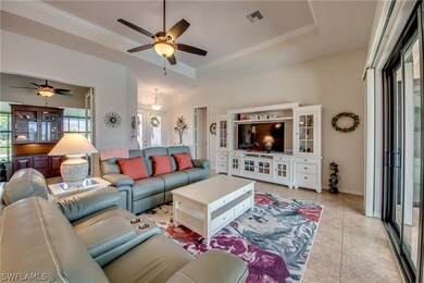 Another shot of the great room and view of den