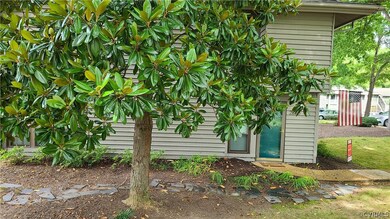 Beautiful magnolia tree right outside your door.