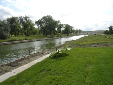 View of canal to marina