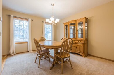 Large formal dining room off the front of the hous