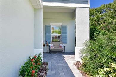 Entry provides a covered front porch.