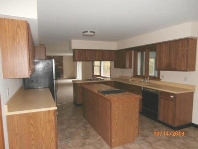 Kitchen. new flooring and paint