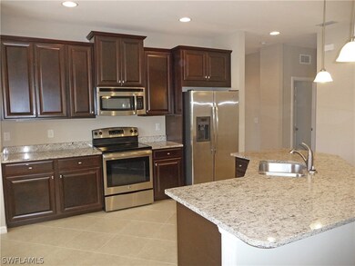 The Kitchen area is spacious and open plan with vi