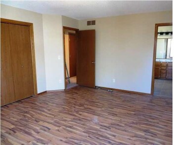 Spacious master bedroom offers 2 closets,