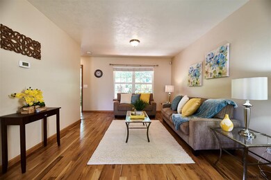 Lovely wood floors in the living room