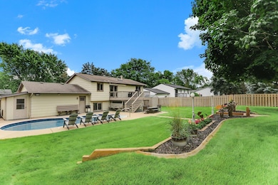Your backyard oasis located just off the large deck.