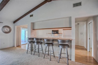 Convenient breakfast bar