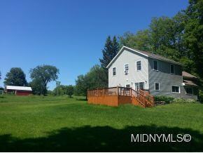 back deck and pole barn