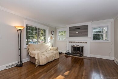 Living Room - Gleaming original hardwood floors, h
