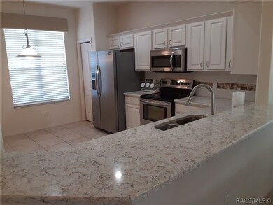 Granite counters, wood cabinets & SS appliances. P