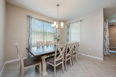 Casual dining off the kitchen.