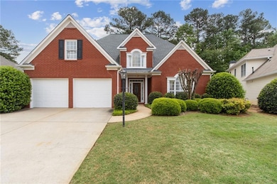 Traditional-Style House with Landscaped Front Lawn
